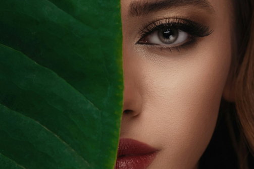 woman-in-red-lipstick-beside-green-textile.jpg woman in red lipstick beside green textile